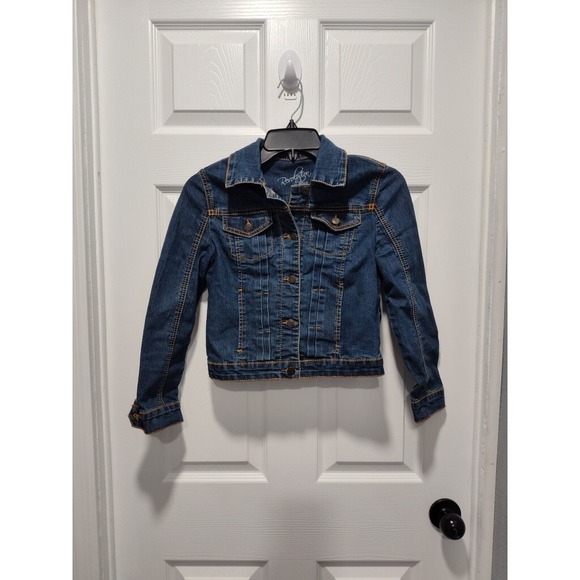Revolt Jackets & Blazers - Revolution by Revolt Girls Jean‎ Size Medium Denim Jacket Farm & Fleet Trucker